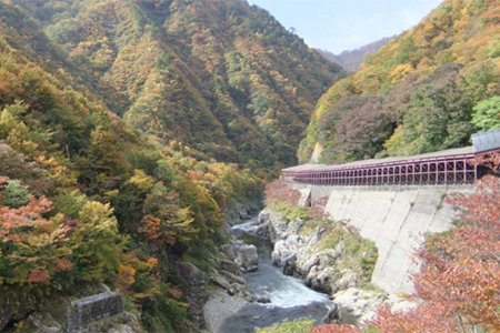 赤芝峡の風景