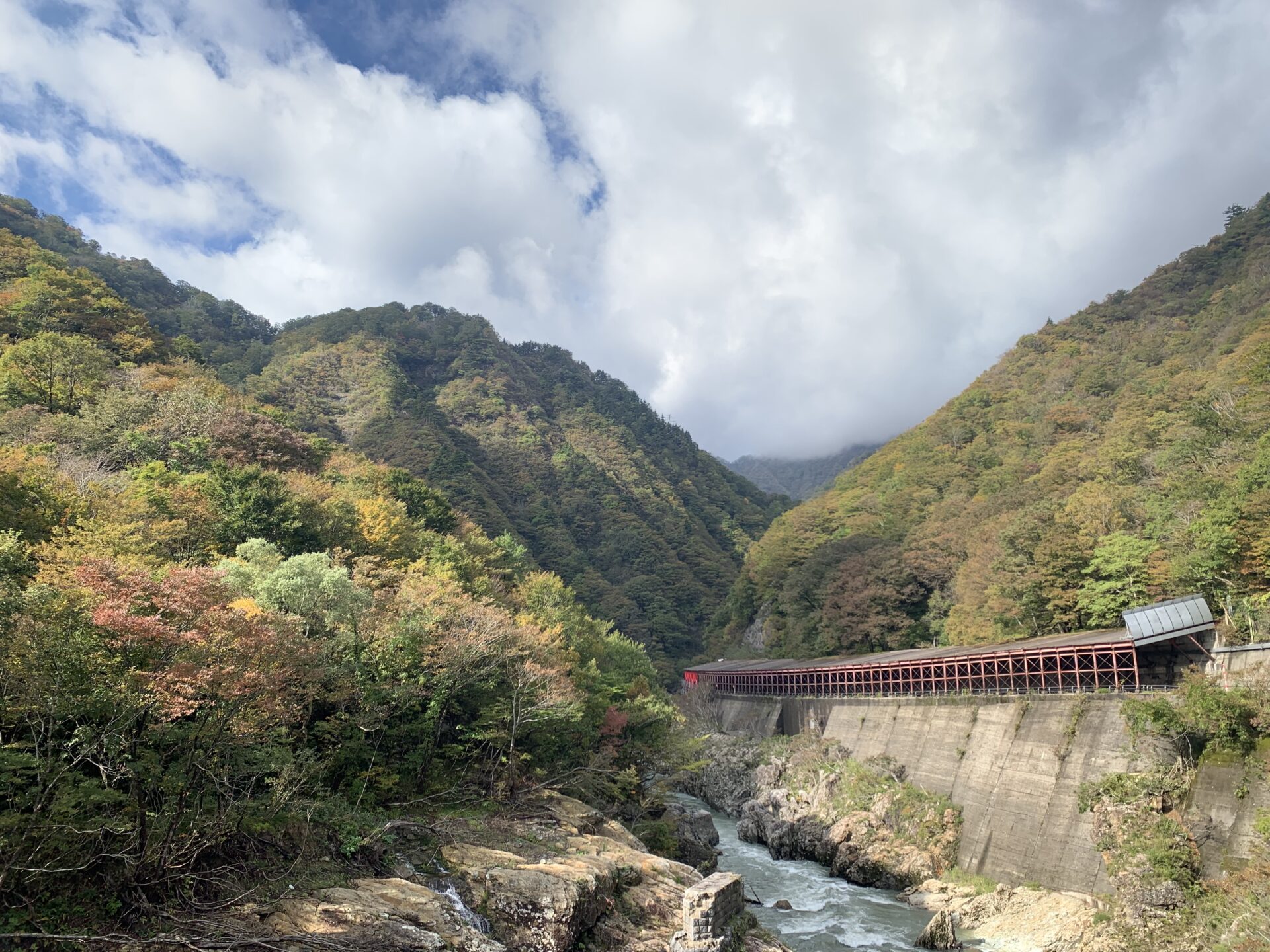 「赤芝峡」紅葉情報（10/23）