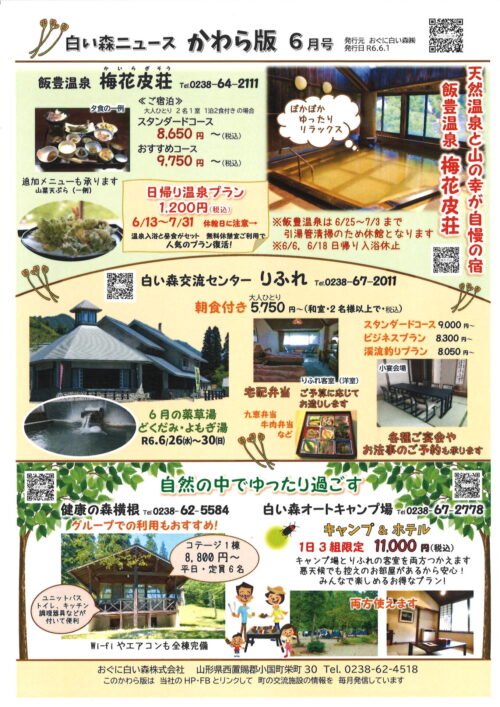 白い森ニュースかわら版６月号