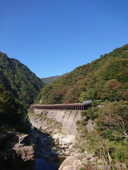 紅葉情報「赤芝峡」10/9